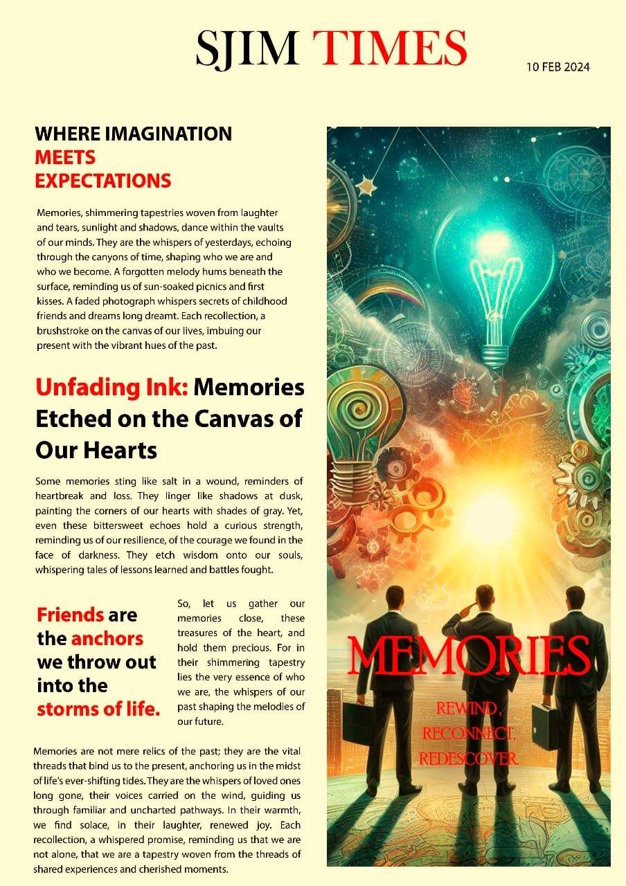SJIM Times Memories Poster